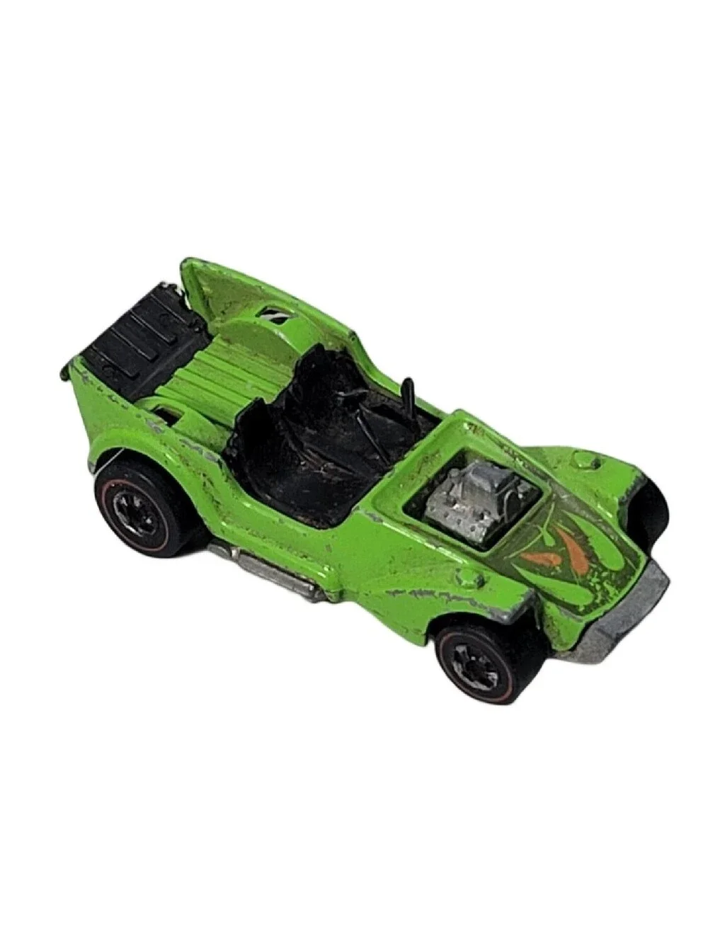 Vintage Original 1969 REDLINE Hot Wheels Ice 'T' Lime Green Made in Hong Kong